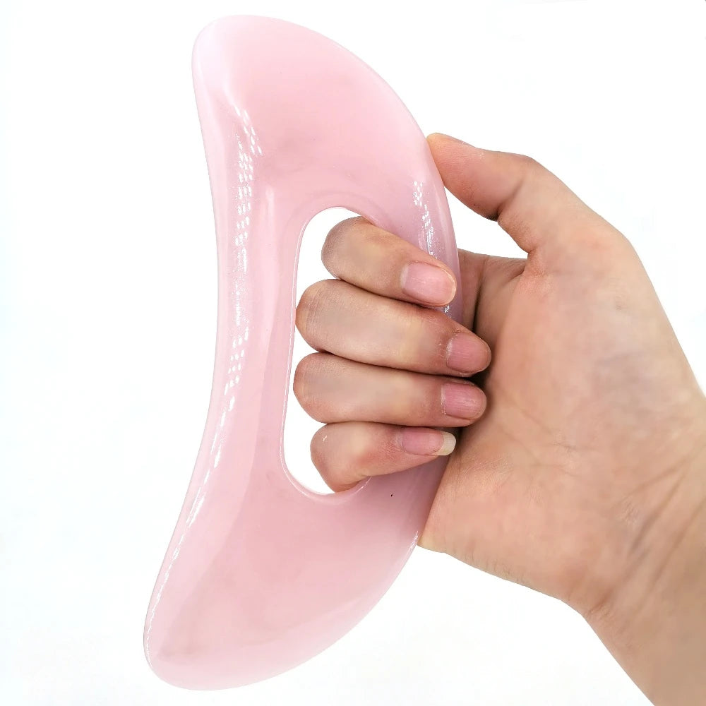 Gua Sha Schraper – Natuursteen & Hars Massagetool