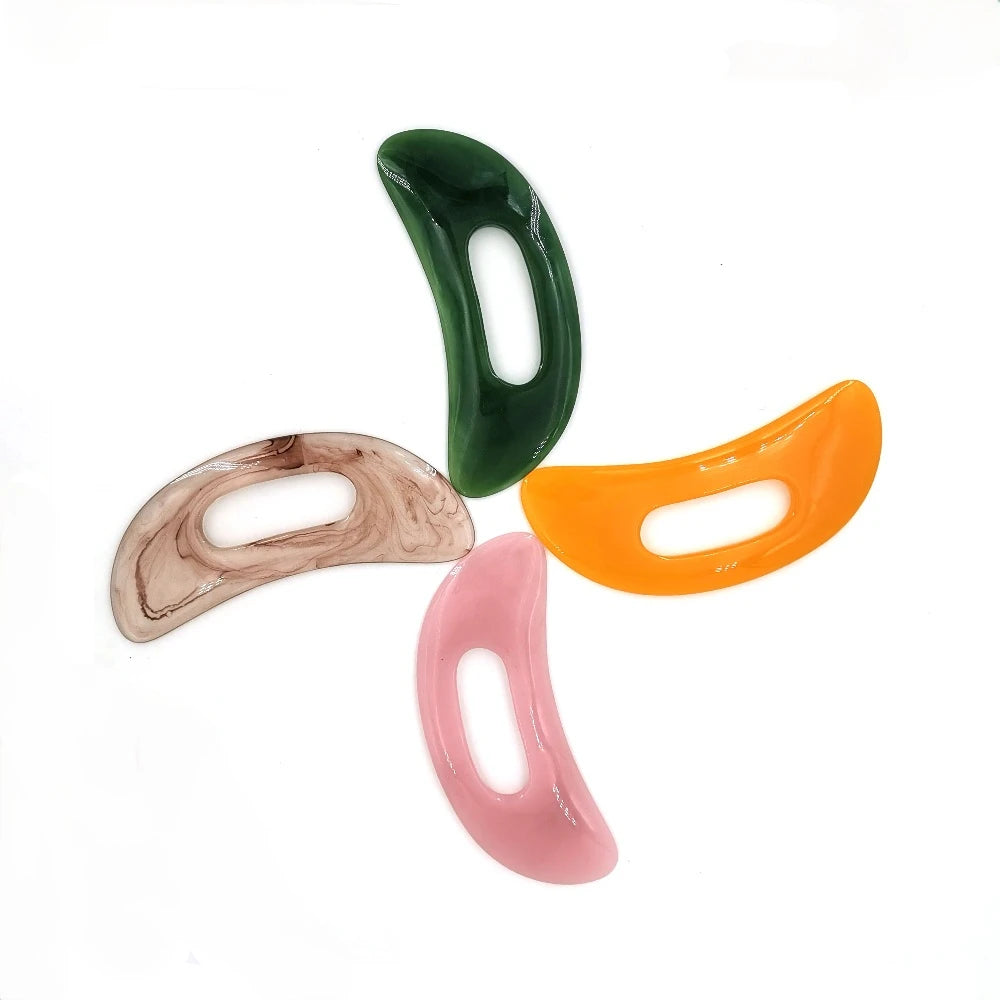 Gua Sha Schraper – Natuursteen & Hars Massagetool