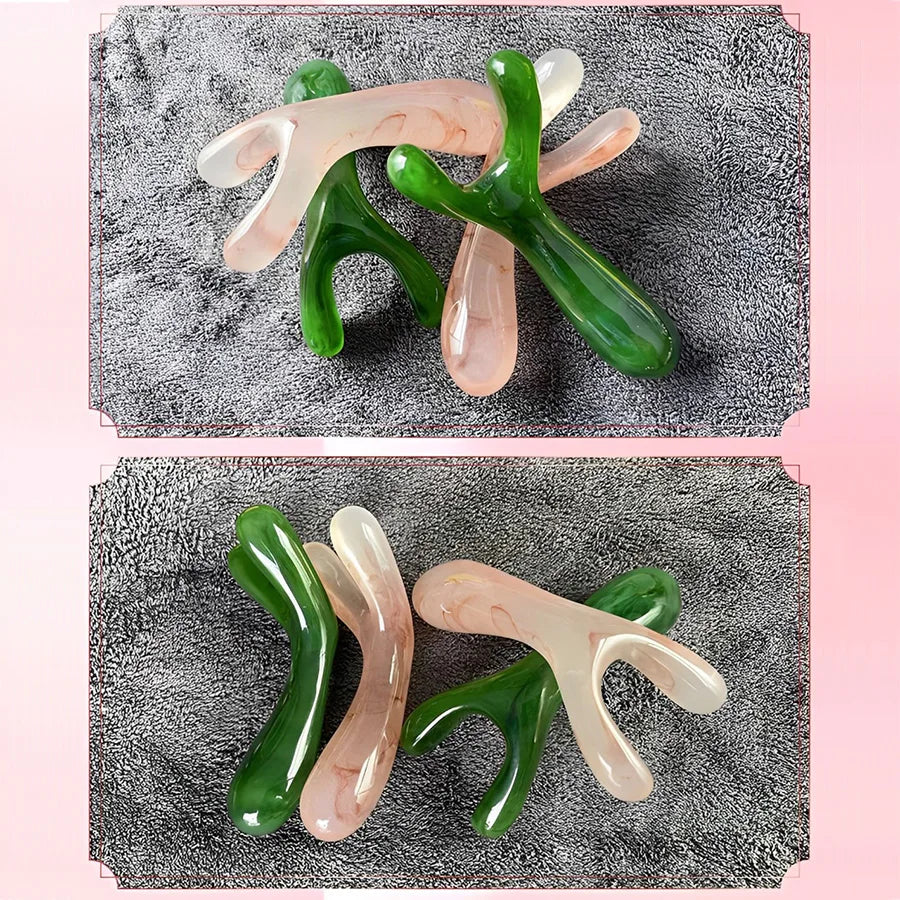 Y-vormige Gua Sha Gezichtslifter – Neus & Contouring Massage