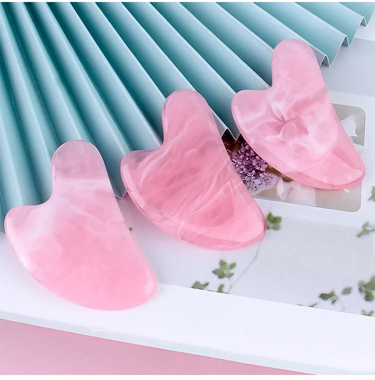 Bijenwas Gua Sha Schraper – Acupunctuur Gezichtsmassage