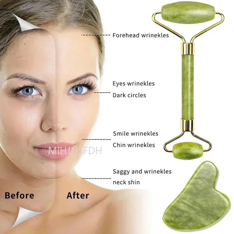 Jade Gezichtsroller – Anti-rimpel & Lifting Massage