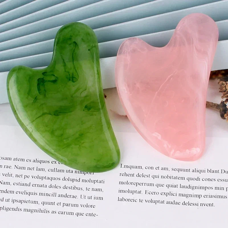 Bijenwas Gua Sha Schraper – Acupunctuur Gezichtsmassage