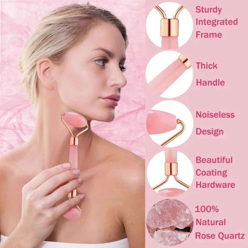 Gezichtsroller & Gua Sha Kit – Complete Lifting Set