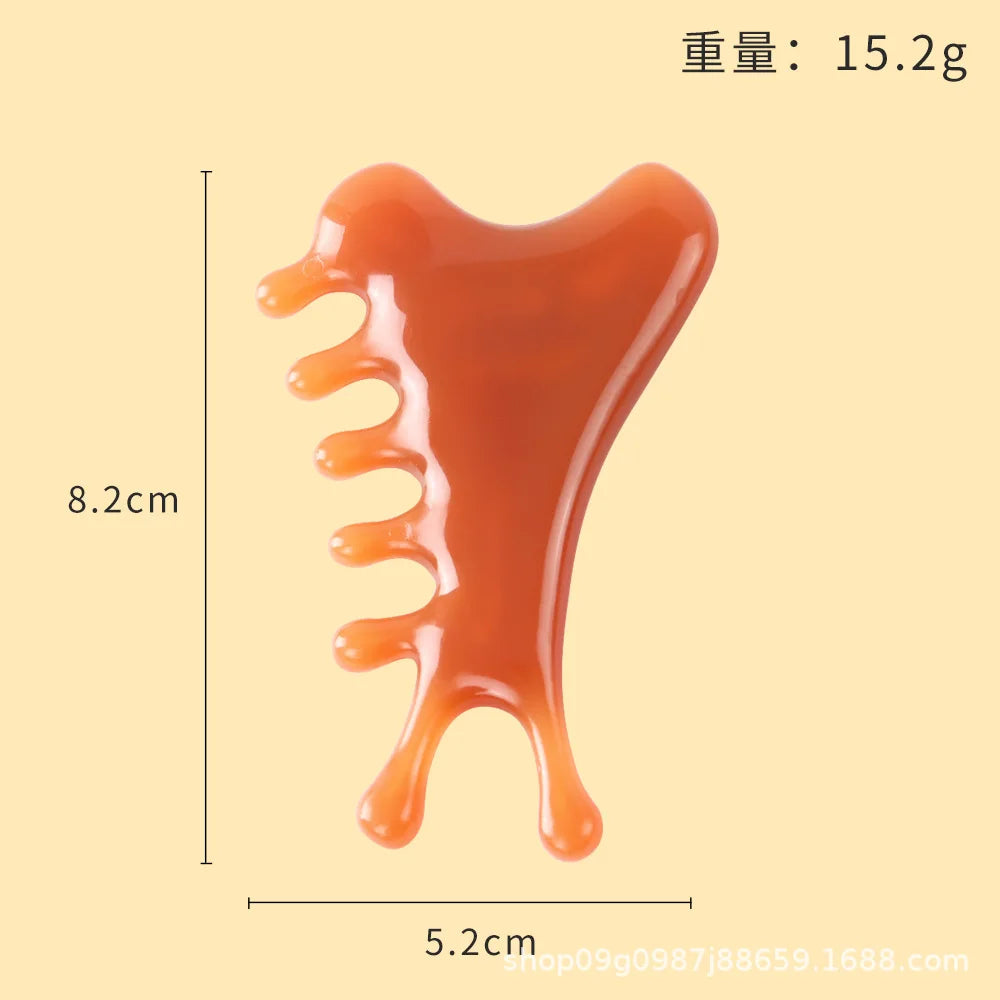 Bijenwas Gua Sha Schraper – Acupunctuur Gezichtsmassage
