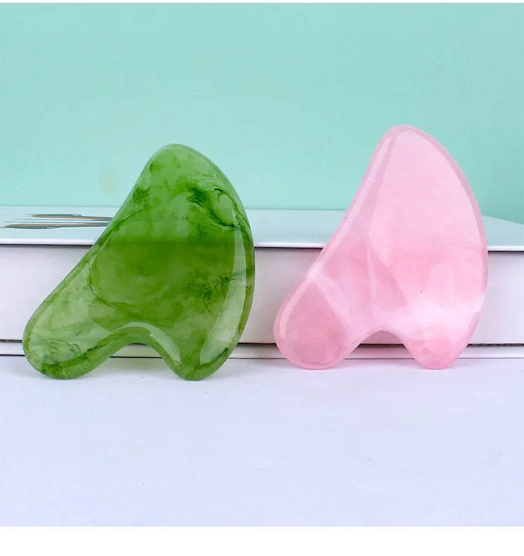 Bijenwas Gua Sha Schraper – Acupunctuur Gezichtsmassage