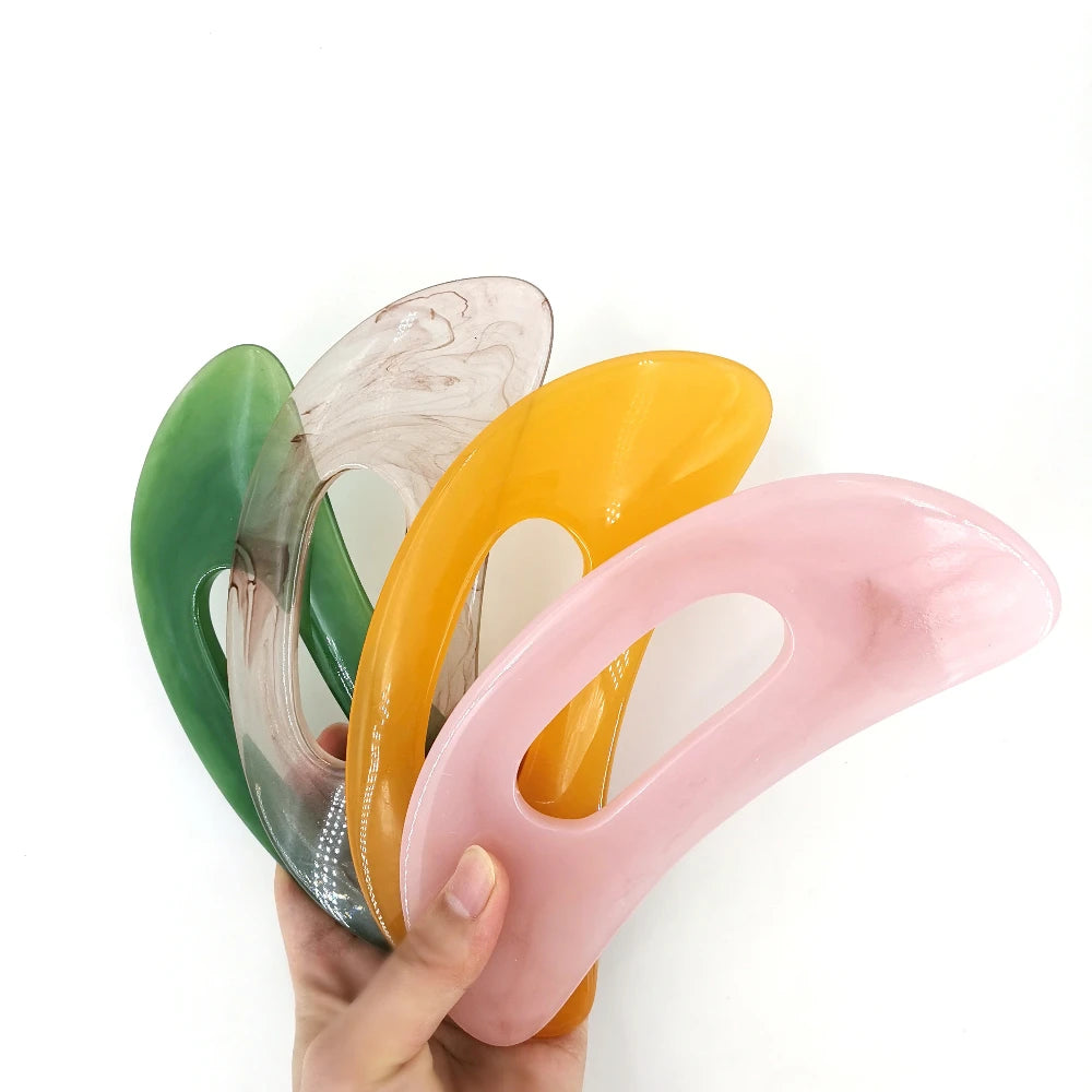 Gua Sha Schraper – Natuursteen & Hars Massagetool