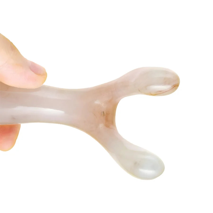 Y-vormige Gua Sha Gezichtslifter – Neus & Contouring Massage