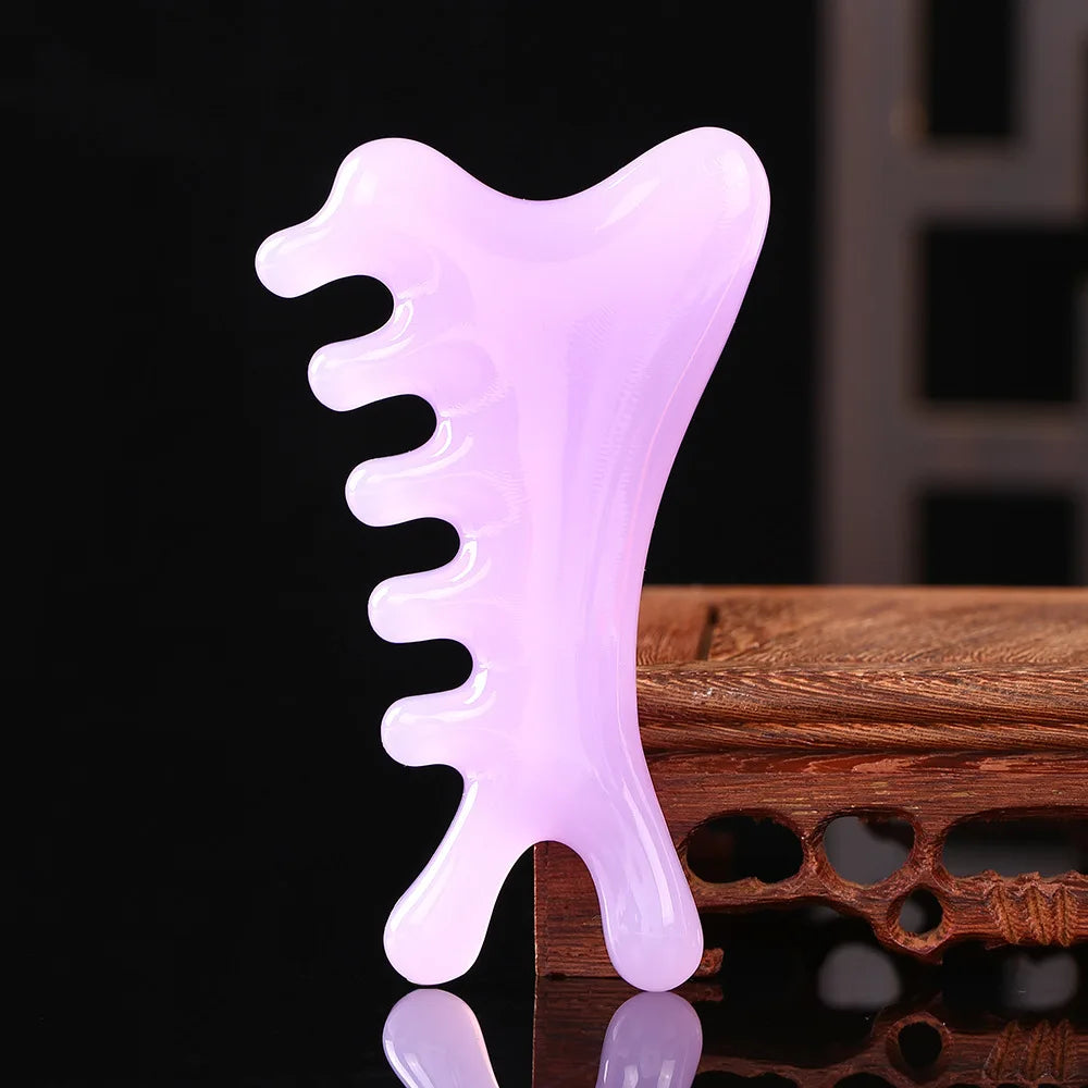 Bijenwas Gua Sha Schraper – Acupunctuur Gezichtsmassage