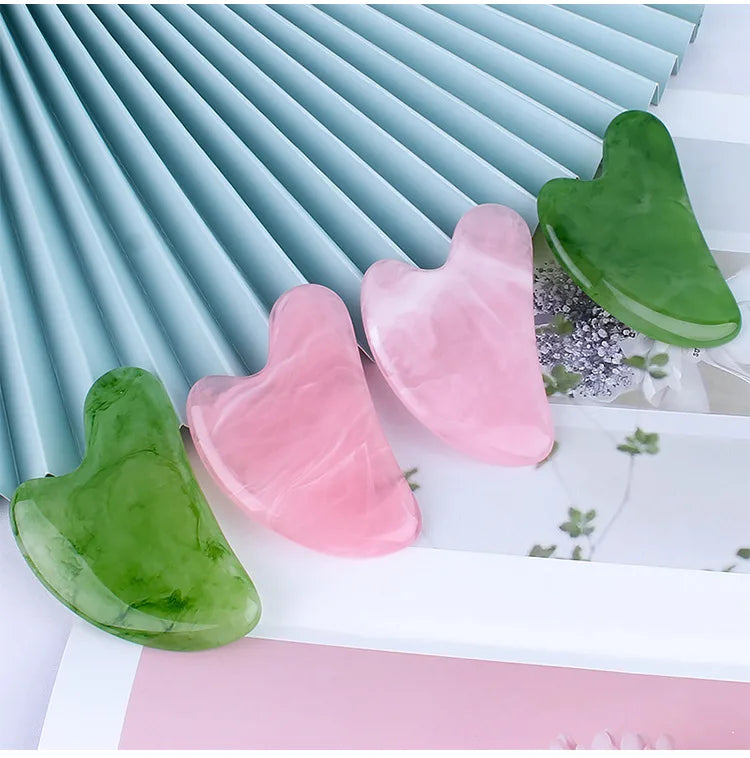 Bijenwas Gua Sha Schraper – Acupunctuur Gezichtsmassage
