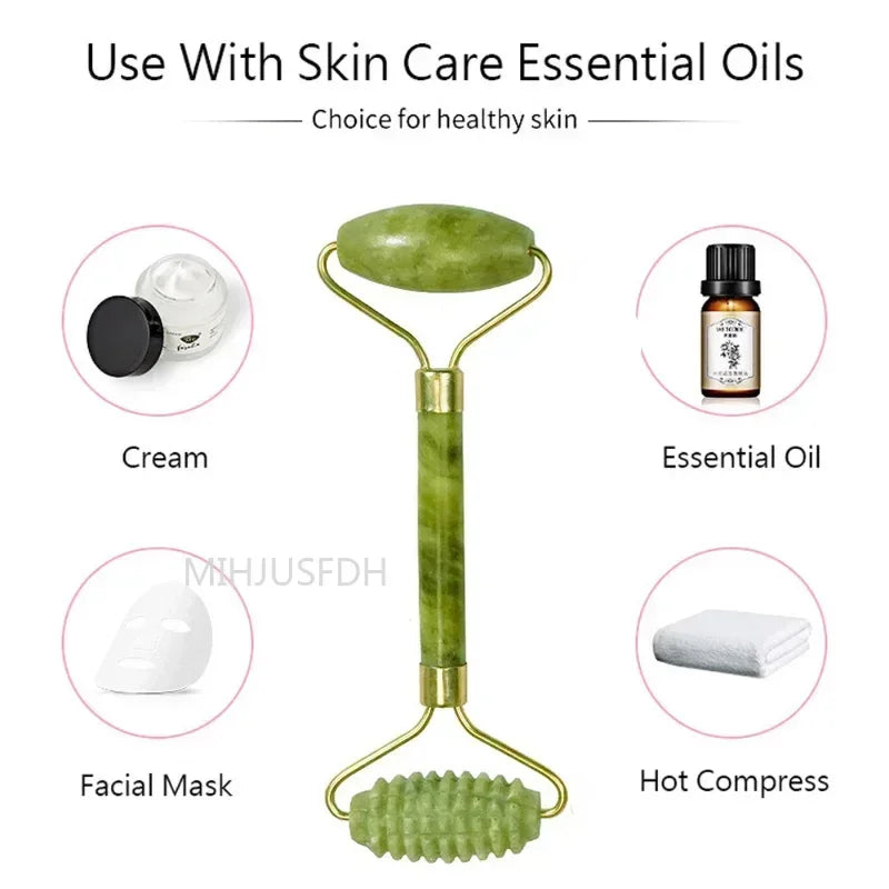 Jade Gezichtsroller – Anti-rimpel & Lifting Massage