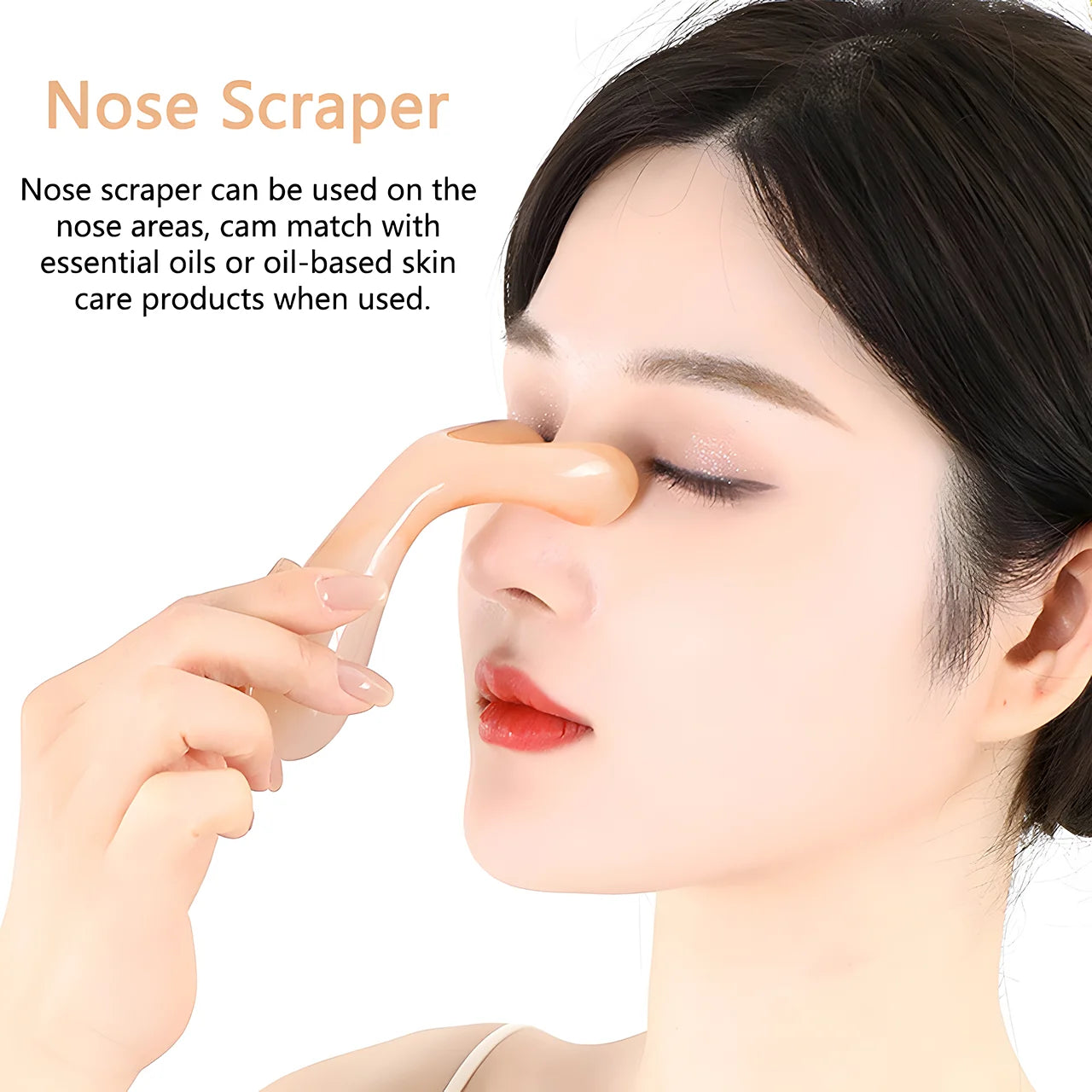 Y-vormige Gua Sha Gezichtslifter – Neus & Contouring Massage