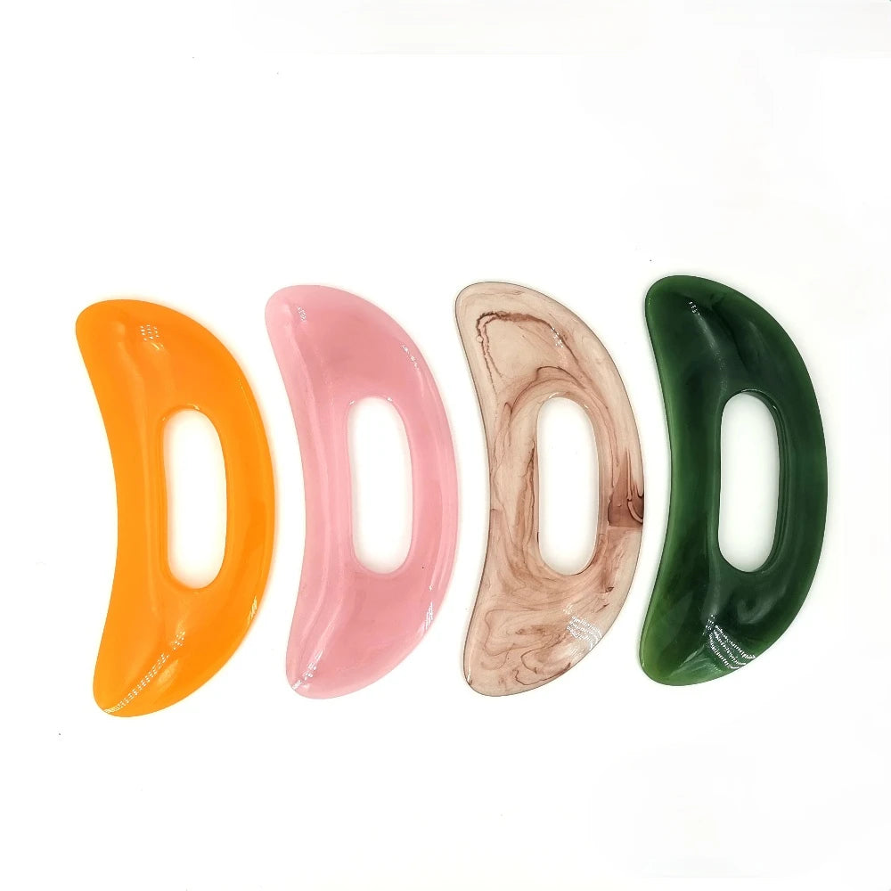 Gua Sha Schraper – Natuursteen & Hars Massagetool