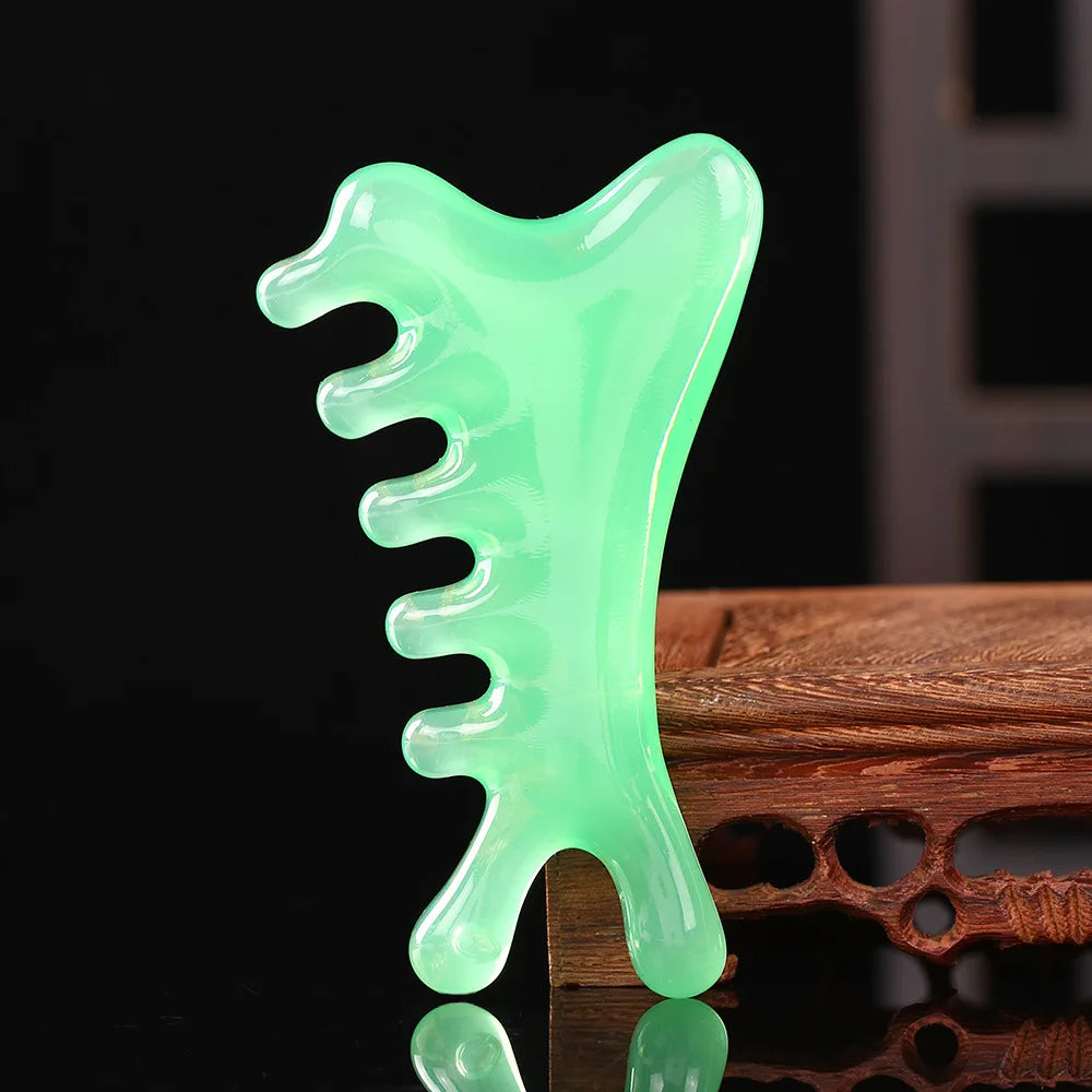 Bijenwas Gua Sha Schraper – Acupunctuur Gezichtsmassage