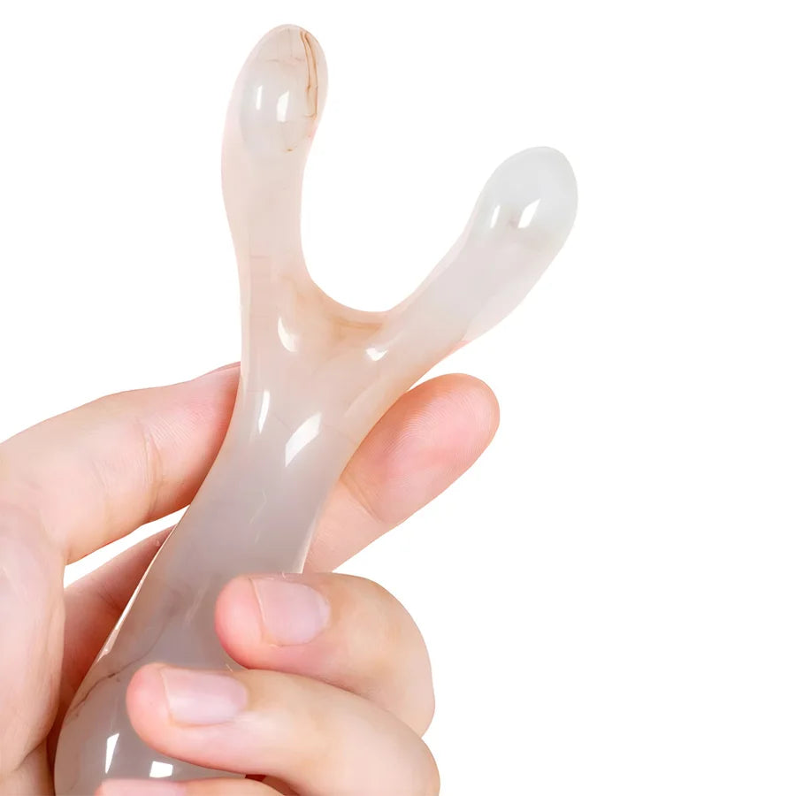 Y-vormige Gua Sha Gezichtslifter – Neus & Contouring Massage