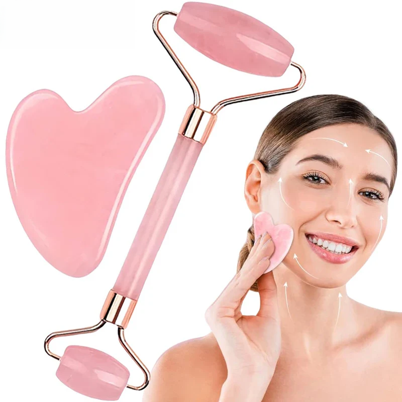 Gezichtsroller & Gua Sha Kit – Complete Lifting Set